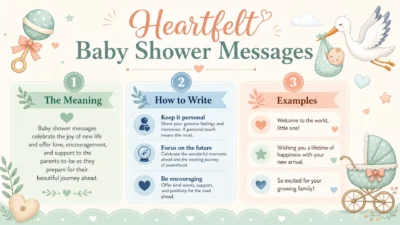 baby shower message