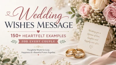 Wedding Wishes Message