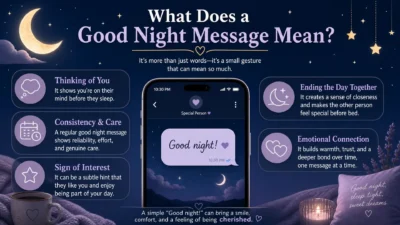 What Does Good Night Message Mean in Text? A Complete Guide