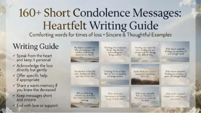 Short Condolence Message