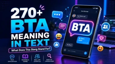 BTA Meaning in Text