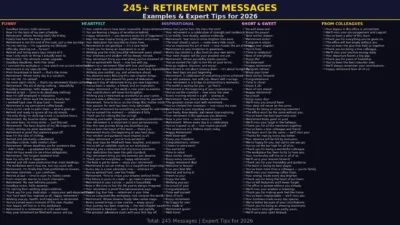 Retirement Message