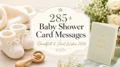 Baby Shower Card Messages