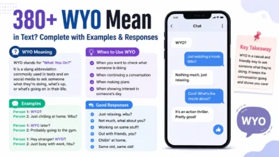 WYO Mean in Text