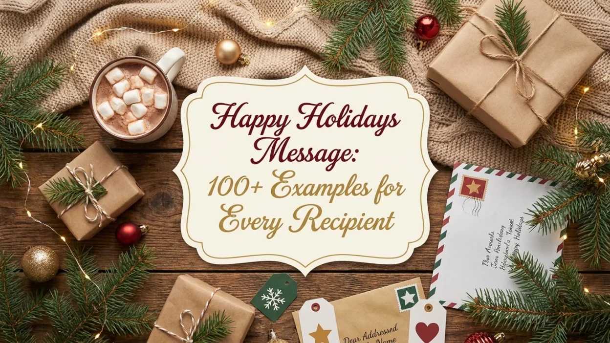 Happy Holidays Message