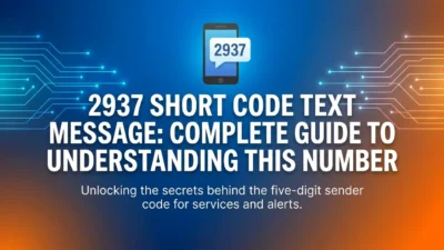 2937 short code text message explained with a complete guide to understanding this number