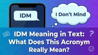 IDM Meaning in Text