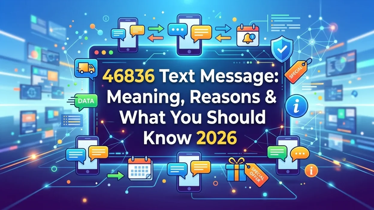46836 text message meaning, common reasons for receiving it, SMS short code details, and what to know in 2026
