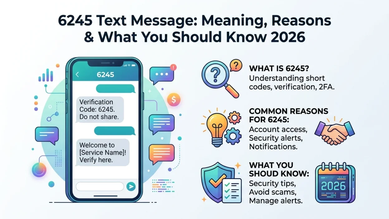 6245 text message meaning, email-to-text gateway details, common reasons for receiving it, and what to know in 2026