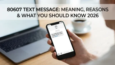 80607 text message meaning, common reasons for receiving it, SMS short code details, and what to know in 2026