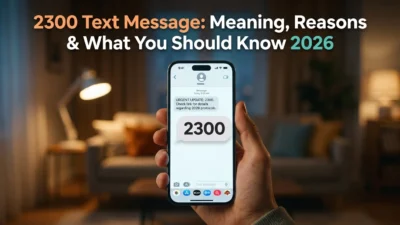 2300 text message meaning, common reasons for receiving it, SMS short code details, and what to know in 2026