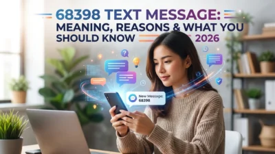 68398 text message meaning, SMS short code uses, GroupTexter campaigns, alerts, promotions, and what to know in 2026