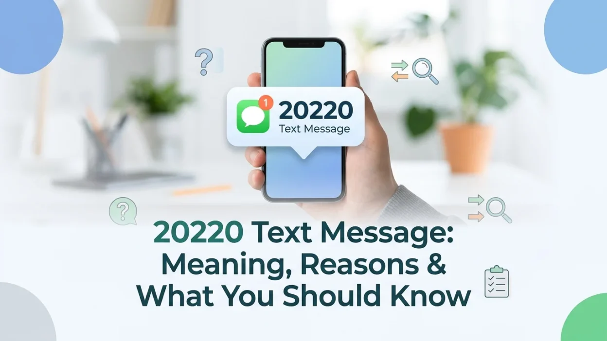20220 text message meaning, common reasons for receiving it, SMS short code details, and what you should know in 2026