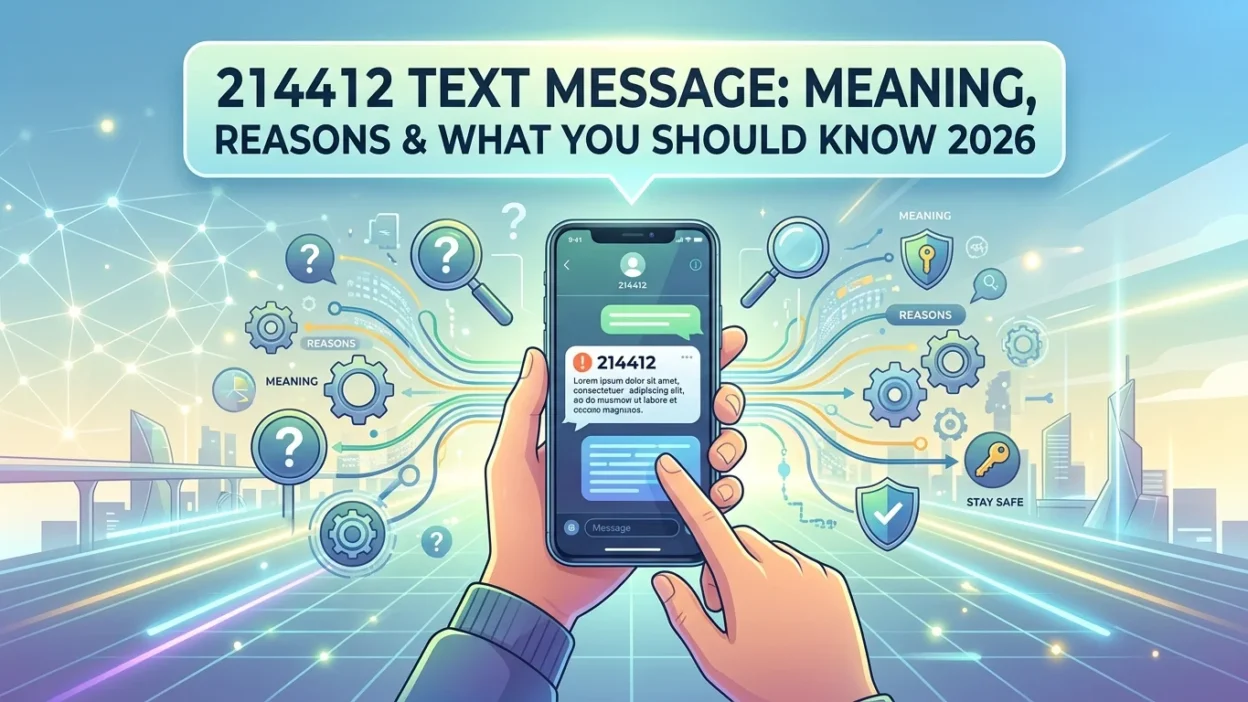 214412 text message meaning, common reasons for receiving it, SMS sender details, and what you should know in 2026