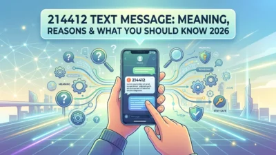 214412 text message meaning, common reasons for receiving it, SMS sender details, and what you should know in 2026