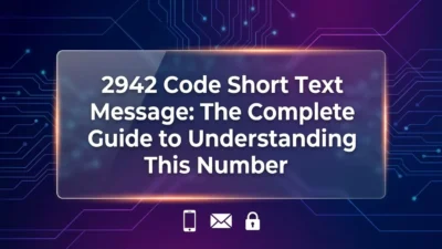 : 2942 code short text message explained with its meaning, purpose, and common uses