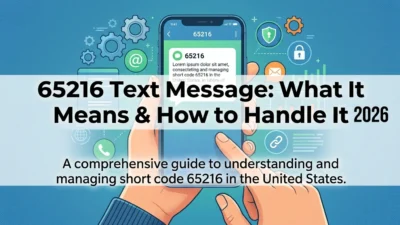 65216 text message meaning, SMS notifications, verification alerts, possible scams, and what you should know in 2026